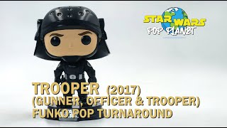 Trooper from Gunner Officer amp Trooper 3Pack 2017  Star Wars Funko Pop Turnaround [upl. by Klemm]