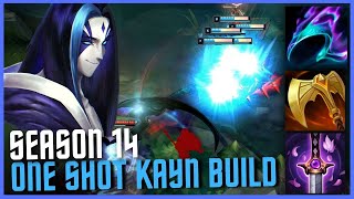 SEASON 14 NEW BEST BLUE KAYN BUILD [upl. by Aikemit]