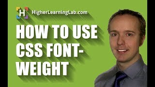 How To Use CSS FontWeight [upl. by Odanref]