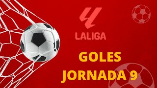 quotGoles  Jornada 9 de La Ligaquot laligasantander [upl. by Kirsteni]