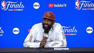 Kyrie Irving PostGame Interview  Boston Celtics vs Dallas Mavericks [upl. by Cassidy]