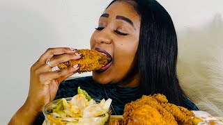 FRIED CHICKEN MUKBANG HARASSMENT 😳🤣 [upl. by Pare]