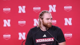 Nebraskas Isaac Gifford full press conference from Sept 3 2024 [upl. by Heisel]