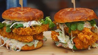 Domowe Stripsy z Kurczaka  Chicken burger  Oddaszfartucha [upl. by Ahseniuq]