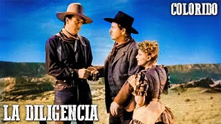 La Diligencia  John Wayne  Audio en Español [upl. by Naesal]