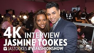 Interview backstage with Jasmine Tookes Victorias Secret Fashion Show 2016 [upl. by Wimsatt]