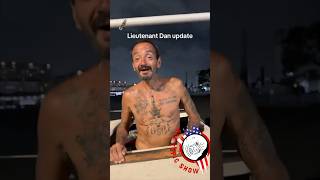 Floridas Lieutenant Dan Stays Afloat in Tampa Bay Raises 18K for Defiant Stance [upl. by Nail206]