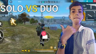 SOLO 🆚DUO MY BEST GAMEPLAY  GARENA FREE FIRE [upl. by Elimay186]