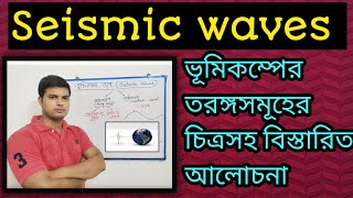 Seismic Waves  Types of Earthquake Waves in bengali  P S L Waves  Focus Epicentre  UPSC  SSC [upl. by Pirzada]