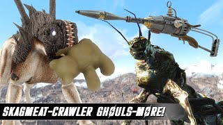 Fallout 4 Mods  Skagmeat Crawler Ghouls and More [upl. by Ardnohs]