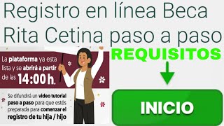 CÓMO REGISTRARSE PASO A PASO BECA RITA CETINA SECUNDARIA 1900  700 [upl. by Ahsrop766]