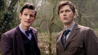 Eleventh Doctor Meets the Tenth Doctor  The Day of the Doctor  Doctor Who [upl. by Kreit933]