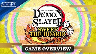 Demon Slayer Kimetsu no Yaiba Sweep the Board  Game Overview [upl. by Kerns]