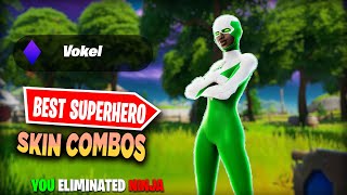 The top 10 best super hero skin combos in fortnite joltara [upl. by Aiahc]