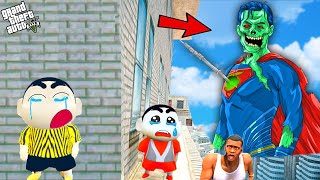 Franklin and Shinchan amp Pinchan play HIDE AND ZOMBIE with Squid Game Doll In GTA 5 HIDE AND KILL [upl. by Kcirdor]