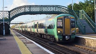 Class 377s pass Plumpton [upl. by Hsetih40]