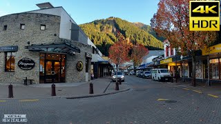 【4K HDR】Walk Tour Queenstown New Zealand [upl. by Nidnarb]