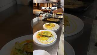 Fine plating chef food presentation shortsvideo [upl. by Cymbre947]