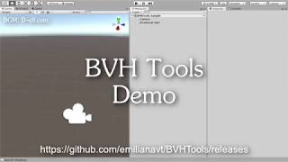 BVH Tools for Unity Demo [upl. by Zilla607]