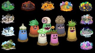 Dipsters on All Islands  Sounds and Animations  My Singing Monsters [upl. by Aicnom153]