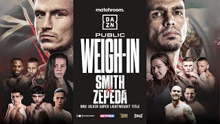 Dalton Smith Vs Jose Zepeda amp Sandy Ryan Vs Terri Harper Weigh In [upl. by Khoury]