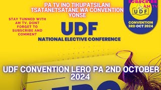 UDF ELECTIVE CONFERENCE AT COMESA HALL IN BLANTYRE 2024  PRESENTED BY BRIAN BANDA amp CATHY MAULIDI [upl. by Novyar680]