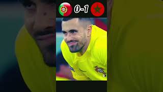 World Cup 2022 Portugal vs Morocco shorts football [upl. by Barnard]