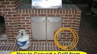 How to Convert a Grill from Propane to Natural Gas HowToLoucom [upl. by Harbird]