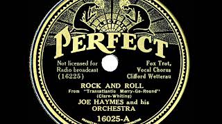 1934 Joe Haymes  Rock And Roll Cliff Weston vocal [upl. by Eelan]