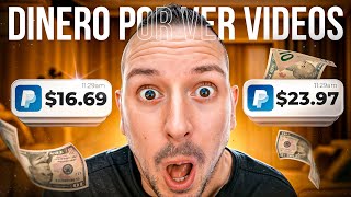 3 Apps que PAGAN Dinero REAL por VER VIDEOS 2024 [upl. by Aknayirp545]