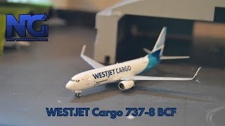 WestJet Cargo 7378 BCF  NG Models 1400 Scale [upl. by Eceirtal]