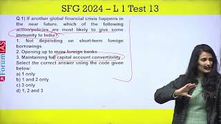 test13 ll video ll SFG PRELIMS CLASS ll ForumIASOfficial DrishtiIASEnglish news [upl. by Devin]