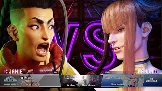 Street Fighter 6 Casuals With Manon vs Master Ranked Jamie [upl. by Nehgem22]