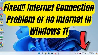 How to Fix Internet Connection Problem or no Internet In Windows 11 ramtechnicalhelp [upl. by Rachelle]