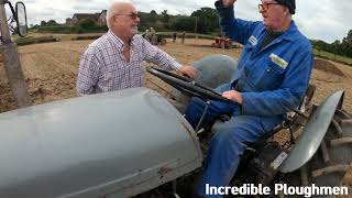 1951 Ferguson TEF20 21 LItre 4Cyl Diesel Tractor 28HP with Ferguson Plough [upl. by Elma]