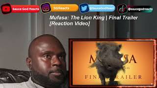 Mufasa The Lion King  Final Trailer REACTION [upl. by Ariajay]