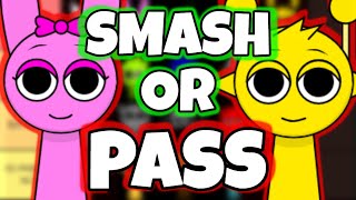 Sprunki Smash or Pass Tier List [upl. by Conger830]