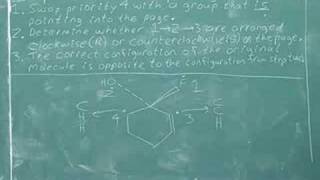 Organic chemistry R and S naming 11 [upl. by Anila]