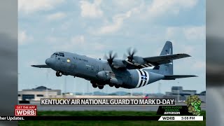 Kentucky Air National Guard members will fly over France Thursday to mark 80th anniversary of DDay [upl. by Ilegna]