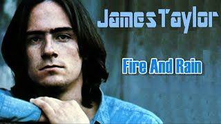 Fire And Rain  James Taylor Karaoke [upl. by Eiveneg]