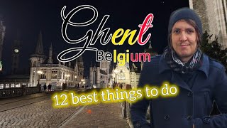 Ghent  Mesto ktoré vás očarí 4K Walking tour relax video [upl. by Nafri987]