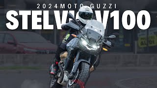 CHALLENGE the BMW R1300GS 2024 MOTO GUZZI STELVIO V 100 COMING SOON [upl. by Brennan53]