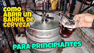 COMO ABRIR UN BARRIL DE CERVEZA  Unboxing Net [upl. by Annas]