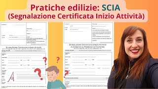 Pratiche edilizie SCIA Segnalazione Certificata Inizio Attività [upl. by Esilahs]