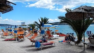 Medena Hotel amp Bungalows Croatia Trogir  a large area beaches restaurants and sports [upl. by Aerdnac]