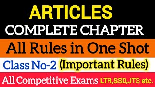 Articles  English Grammar Articles  Rules of Articles [upl. by Dianemarie810]