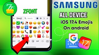 How to get iOS emojis on android😱  iPhone emojis on Android All mobile🤩  Samsung iOS Emoji [upl. by Eiznik]