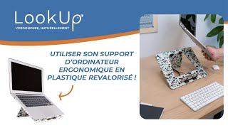 Support Ordinateur Portable en Plastique Recyclé by LookUp [upl. by Adiam]