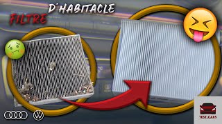 TUTO  Comment changer le filtre dhabitacle rapidement Audi Volkswagen  Seat et Skoda [upl. by Odlo203]