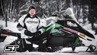 2011 Arctic Cat F8 EXT Snowmobile Review [upl. by Inihor]